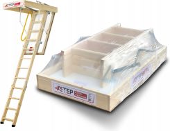 4STEP Schody Strychowe Nordic 87mm 120x90 H=315 0,44W