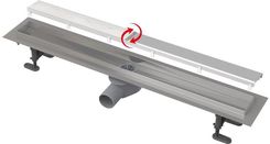 Alcaplast Odpływ Liniowy Prysznicowy 85Cm Z Rusztem Dwustronnym Chrom (Apz13Double9850)