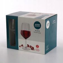 Altom Design Rubin Kpl. 6 Kieliszków Wino Czerwone 530ml
