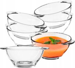 Altom Design Zestaw Bulionówki Miseczki Do Zupy Szklane 470ml 6szt. (GRA00003828)