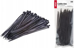 Amio Opaski Zaciskowe Kablowe Trytki Uv Czarne 2,5X150