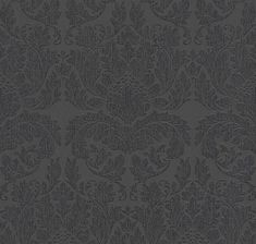 As Tapeta Ścienna Ornament Czarny Glamour Flizelina