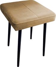 Atos Taboret Square Mg Velvet Beżowy 8850711