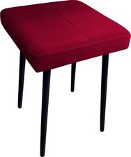 Atos Taboret Square Mg Velvet Bordowy 8850743