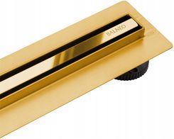 Balneo SLIM & LOW ProLine Mirror Gold 80 cm - Odpływ liniowy prysznicowy (wąski)
