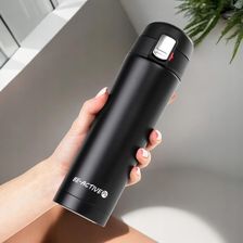 Be-Active.Pl Kubek Termiczny Czarny 500Ml Termos Do Samochodu Z Ustnikiem