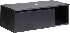 Beliani Wisząca Szafka Pod Umywalkę Rupanco 80Cm Czarny (617047)