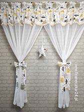 bez marki Zestaw firan z lambrekinem Bawełna 180x160 Wielokolorowy Kod producenta: 86734264