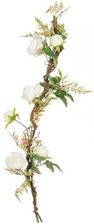 Bigbuy Home Kwiaty Dekoracyjne 100X27X20 Cm Biały Peonia 62068485