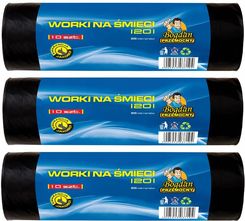 Bogdan Przemocny Worki na śmieci z recyklingu czarne 120L 10 szt (BP104)