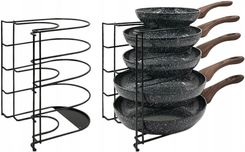 Brunbeste Organizer na patelnie i pokrywki stalowy czarny (BB3146, 5906716934163)