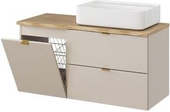 COMAD Zestaw mebli DALIA CASHMERE szafka 80 cm, blat CREMONA 120 cm, 2 szafki 20 cm