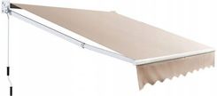 Costway Składana markiza balkonowa tarasowa 245x200cm (OP70367BE)