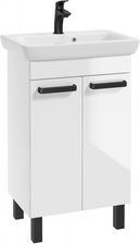 Deftrans Capri D55 Szafka Stoj+Wh Umywalka Czarny (001Z05507+3031)
