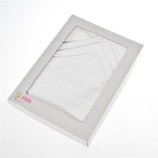 Dekoria komplet 6 szt. serwetek 42x42cm kremowo-biały len S-000-003