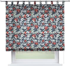 Dekoria.pl Roleta Rzymska Verona Kwiaty na granatowym tle Gardenia 120x170cm 830SWHR14420_120X170 5902582285347