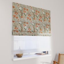 Dekoria Roleta Rzymska Duo Kolorowe Kwiaty Na Szarym Tle Flowers 100X180 Cm