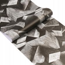 Deluxetapety Tapeta Samoprzylepna Naklejka Ścienna Kwadraty Czerń Czarna Kwadrat