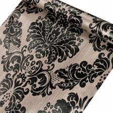 Deluxetapety Tapeta Ścienna Samoprzylepna Czarno Brązowa Nowoczesny Ornament