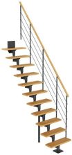 Dolle Schody Proste Boston Antracyt 11 Stopni 6961111Kpl