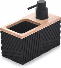 DUKA FINT Dozownik do płynu do naczyń nablatowy czarny 160 ml (DK_2220438)