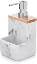 DUKA MODERN Dozownik do płynu do naczyń 200 ml biały szary (5904422204365)