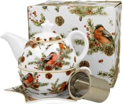 Duo Komplet Filiżanka Dzbanek Tea For One Sitko Święta