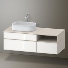 Duravit Zencha szafka pod umywalkę nablatową z 3 szufladami i 1 otwartą półką ZE4828064830000