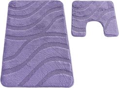 Dywanpol Komplet Łazienkowy Montana Z Wycięciem Symphony D.Lilac 50cm X 80 I 40 50 Cm