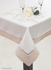 Eurofirany Bieżnik 40x140 EMMA biały+krem