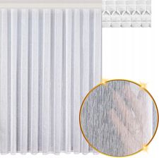 Firana Gotowa Biała Fantazyjna Deszczyk Na Taśmie Do Salonu Żabki 400X240 1835005495