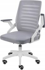 Fotel biurowy StandHeiz YT023 Obrotowy Ergonomiczny Szary Tkanina