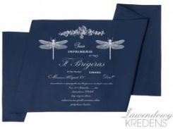 French Home Granatowe Bieżniki Na Stół French Fhbg03