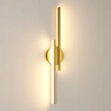 Goeco Lampa Kinkiet Led Ścienny Złota Nowoczesna Salon Korytarz 3000K 24W 60Cm (30876925)