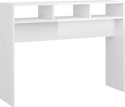 Gravora Stolik Konsolowy Do Przedpokoju Biały Połysk 105X30X80Cm (G05105500)