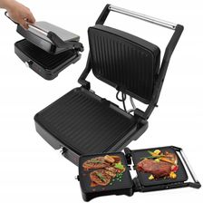 Grill Elektryczny Ogrodowy Stołowy Opiekacz Do Kanapek Panini Toster