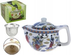 Hanipol Czajnik Ceramiczny 200ml Z Zaparzaczem Kolorowy Kartonik