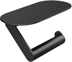 Hansgrohe Wallstoris Uchwyt Na Papier Toaletowy Z Półką Czarny Mat 27928670