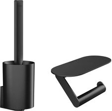 Hansgrohe Wallstoris Zestaw Toaletowy Czarny Mat 27969670