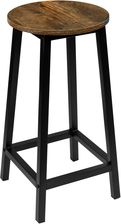 Hoker Rustykalny Metalowy Flint Okrągłe Siedzisko Loft 3020