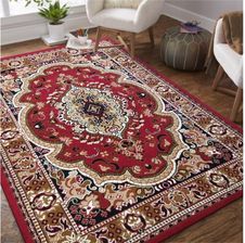 Klasyczny turecki dywan PP new 00.06 red [DP] 250x350 bordowy do salonu 