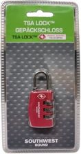 Kłódka Zamek na Szyfr do Bagażu TSA Lock Czerwona 001569