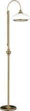 Kutek Classic Lampa Podłogowa Do Salonu Sorrento Z Białym Szklanym Kloszem Sor-Ls-1 P -