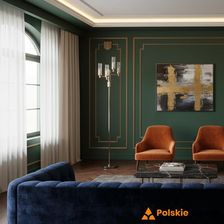 Kutek Mood Lampa Podłogowa Do Salonu Elegancka Stojąca Seti Set-Ls-1 A