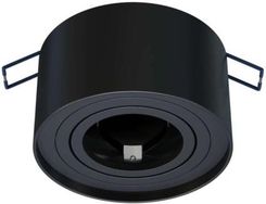 Led Studio Oprawa Sufitowa Podtynkowa Ruchoma Cleo Okrągła Czarna Matowa 338000180