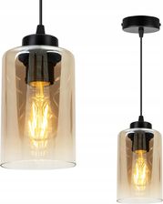 Light Home Lampa Sufitowa Wisząca Do Kuchni Salonu Klosz Loft (Hella23201Miod)