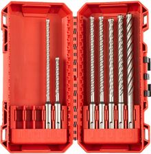 Milwaukee Zestaw 7 szt. Wierteł MX4 SDS-Plus Do Betonu 5.5-10 mm 4932492114