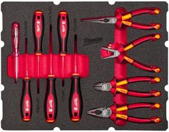 Milwaukee Zestaw Wkładek Piankowych Dla Elektryków Z Izolacją Packout Drawer 10szt. 4932493637