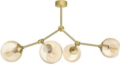 Mn Interiors Złota lampa wisząca do salonu/pokoju GB-S4 (MNGBS4)