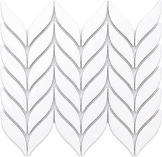 Mozaika Ścienna Botanic White 27,5x22